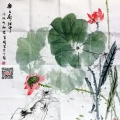 江城虾痴-吉祥水墨国画