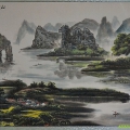 胡家洪山水画